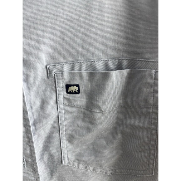 Berne Men's Workwear Blue Button Down Short Sleeve Size Large 0473 - Picture 2 of 8